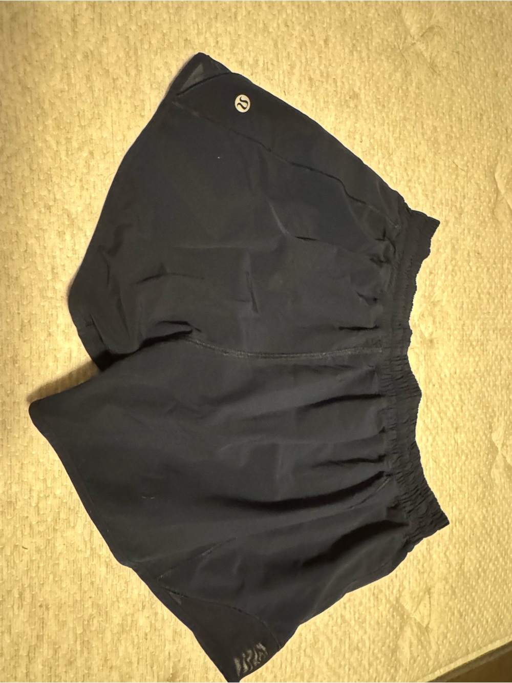 lululemon athletica Black Athletic Running Shorts